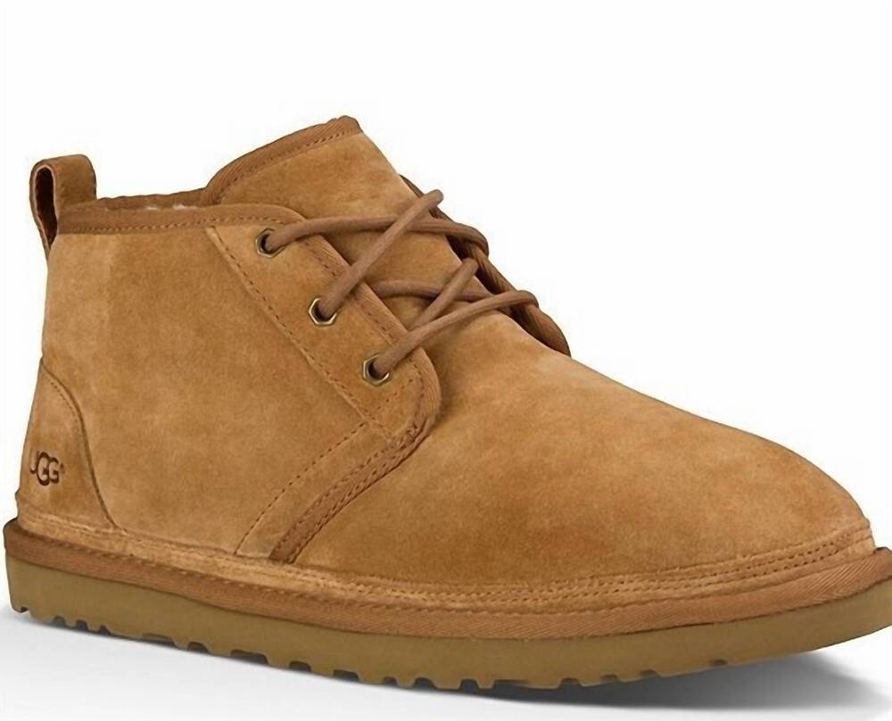 NEW UGG men's neumel lace up boots in chestnut